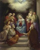 La coronaci�n de la Virgen. puede verlo en:  http://www.theworkofgod.org/Spanish/Devotns/Rosary/glorius5.htm